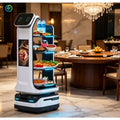 Intelligent 4-Layer Restaurant Delivery Robot Autonomous Waiter Robot With 3D Omnidirectional Obstacle Avoidance